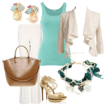 Turquoise look!