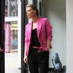 Putting an outfit together - Pink blazer